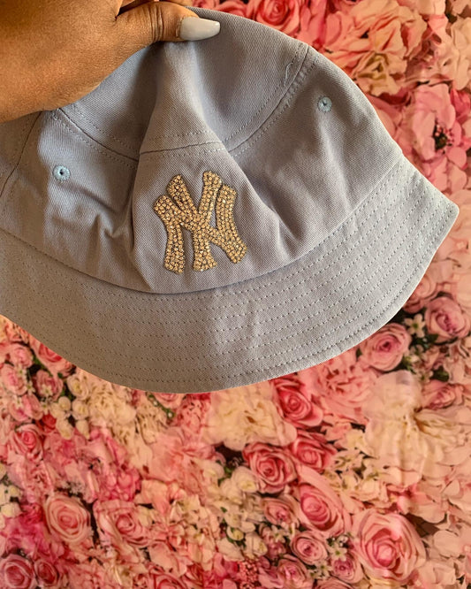 Blue NY bucket hat