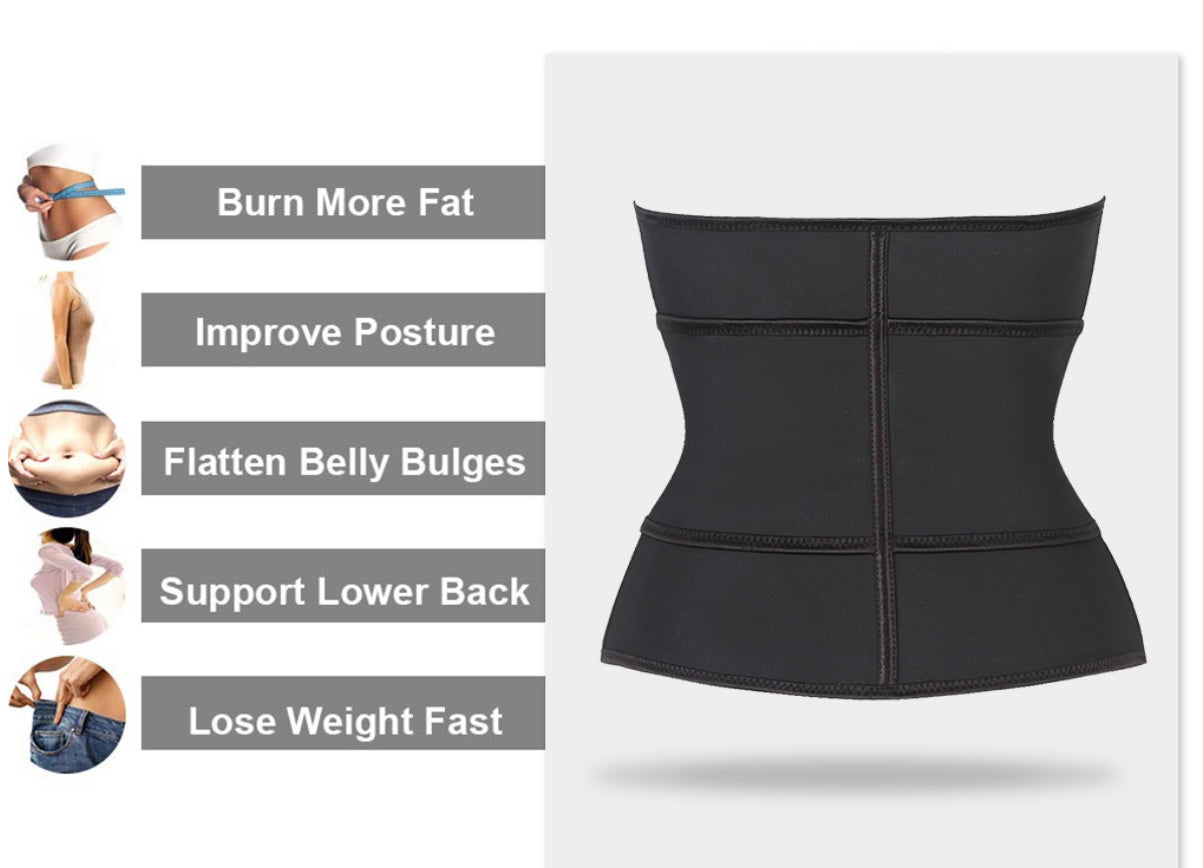 Black waist trainer