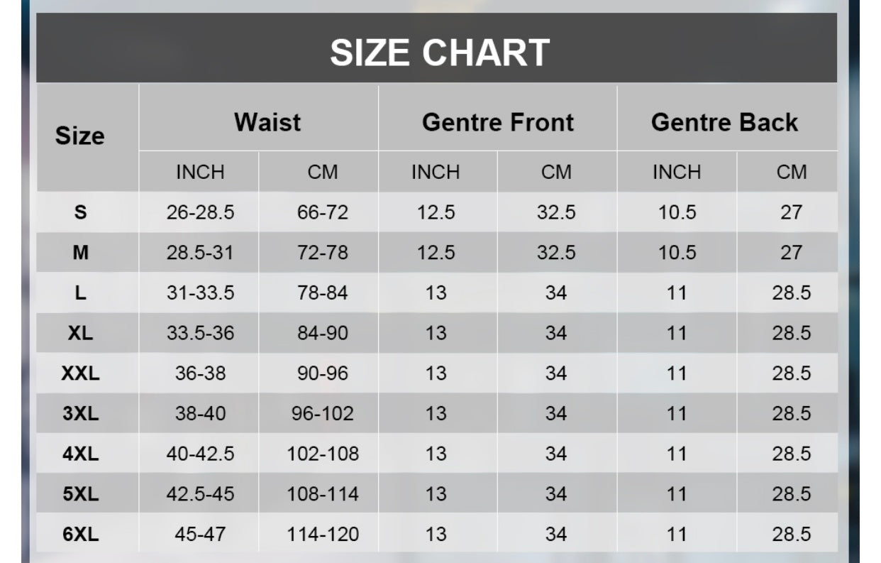Black waist trainer