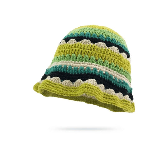 Prissy knitted bucket hat